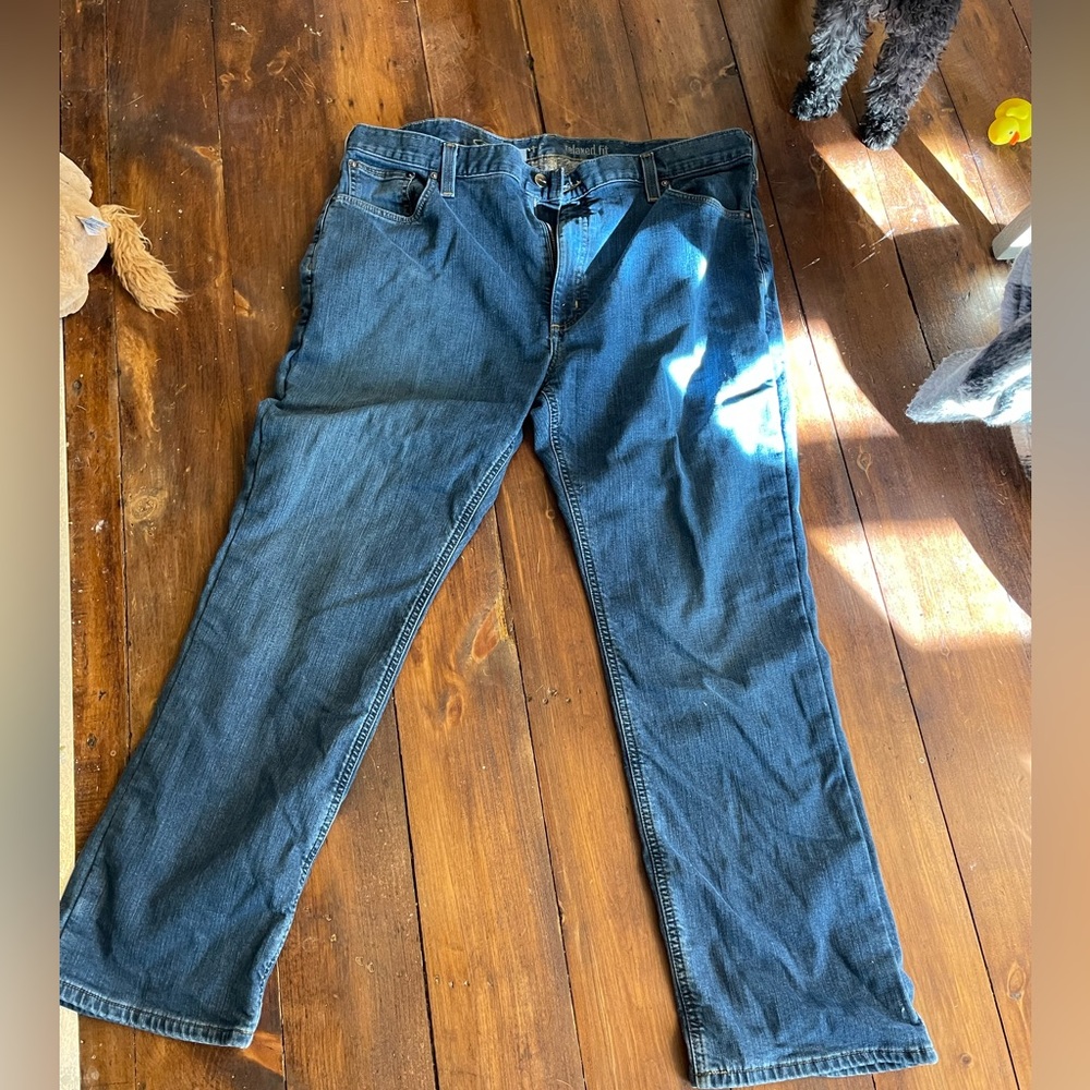 Men’s 42x32 Carharttt lined jeans